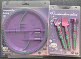 Constructive Eating - Plate & Utensils Set