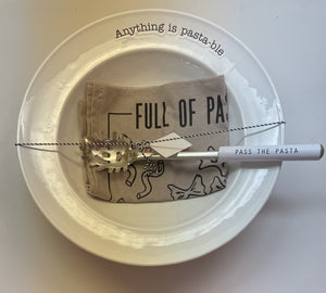 MUD PIE - Circa Pasta Bowl & Towel Set