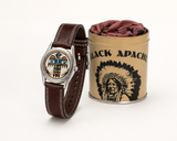 Vintage Cardini Black Apache Watch – Original Tin & Bandana Set