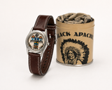Vintage Cardini Black Apache Watch – Original Tin & Bandana Set