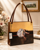 Danseuse Square Shoulder Leather Bag by Jcon