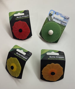 Poppy Pop Bottle Stoppers (assorted colors)