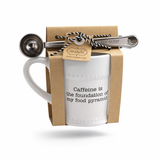 Circa Mug and Coffee Scoop Set by Mud Pie