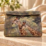 Giraffes Top Flap Cosmetic Case by ICON Los Angeles