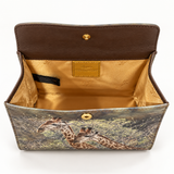 Giraffes Top Flap Cosmetic Case by ICON Los Angeles