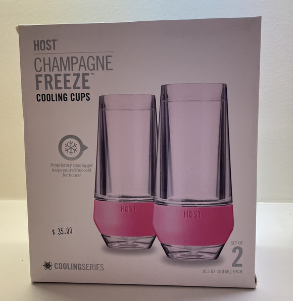Champagne Freeze - cooling cups (Set of 2) - By Host