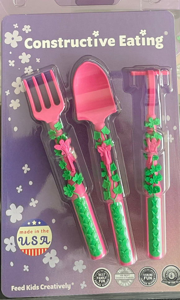 Constructive Eating - Garden Fairy Utensil Set