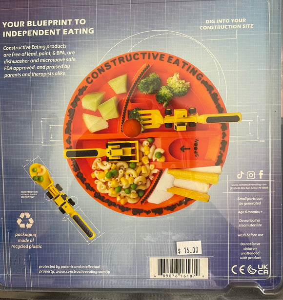 Constructive Eating - Constructions Plate