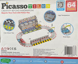 Picasso - Magnetic Race Track with Printed Tiles - 64 pieces