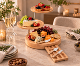 Legacy by Picnic Time Regalio 3-Tier Serving Tray & Cheese Board Set
