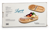 Legacy by Picnic Time Fontina Cheeseboard & Serving Tray with Knife