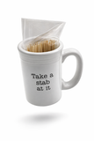 Ceramic Toothpick holder by Mud Pie