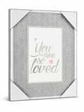 Cole Street Mirrored & Glitter Picture Frames – Assorted Designs and Sizes