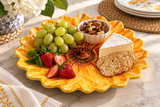 Sunflower-Shaped Melamine Serving Platter