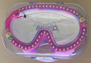 Swim Mask - Flock of Flamingo