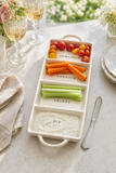 Mud Pie Circa Crudité Section Server Set