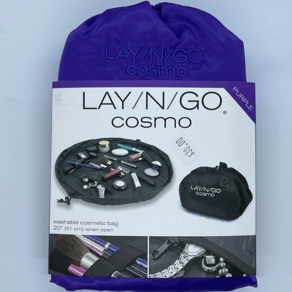 Lay N Go Cosmetic Bag Purple
