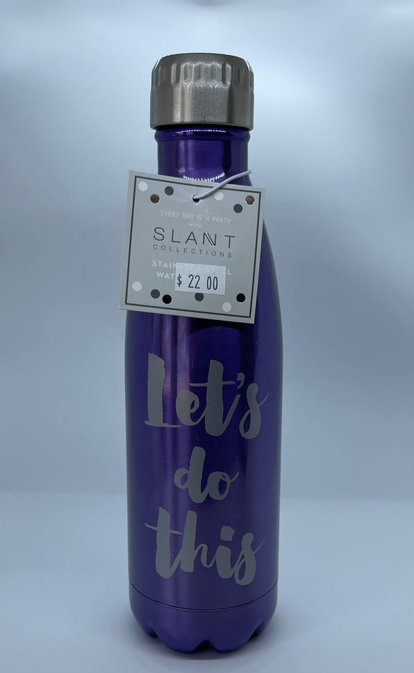 Stainless Steel Water Bottle (2 Colors)