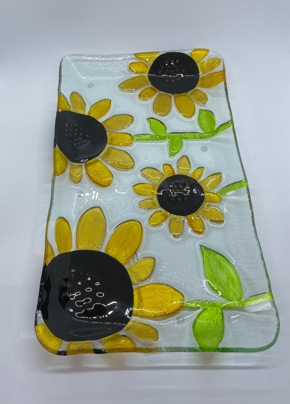 Sunflower Rectangular Platter