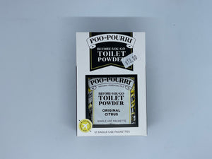 Twelve Single Use Poo-Pourri Powder Packets