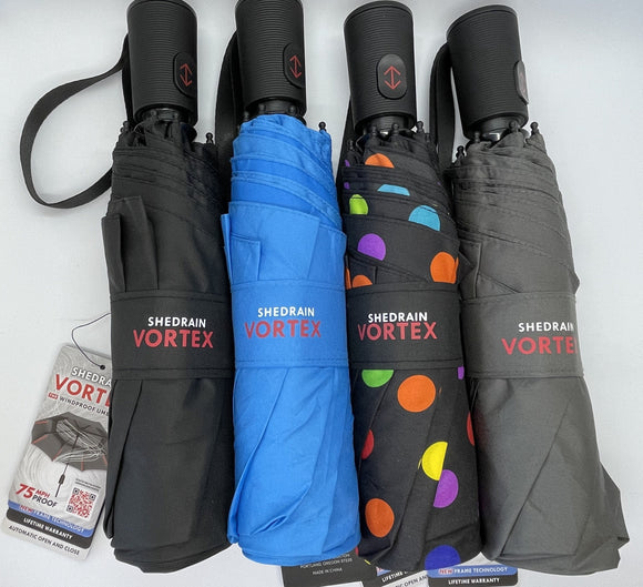Shedrain Vortex: The Windproof Umbrella (4 styles)