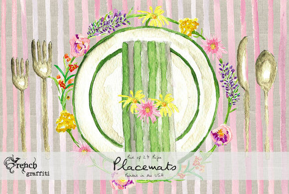 Placesetting Paper Placemat